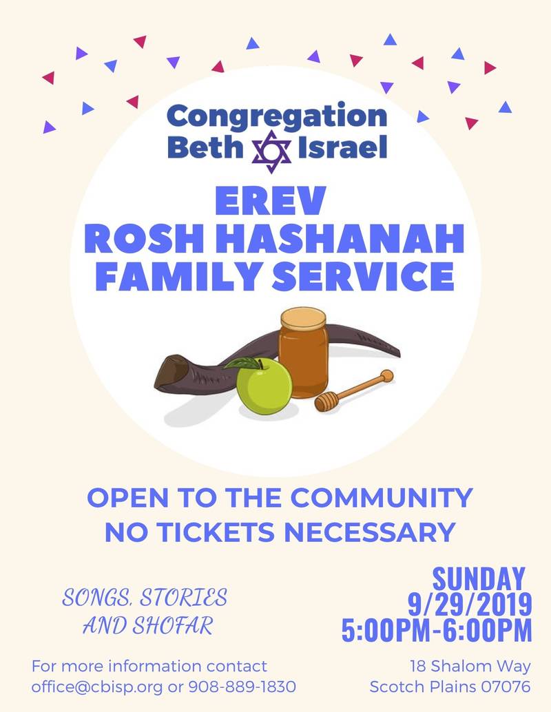 Banner Image for Erev Rosh Hashanah Family Service (All are welcome)